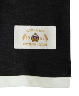 Big Boys Slub Jersey Henley T-Shirt