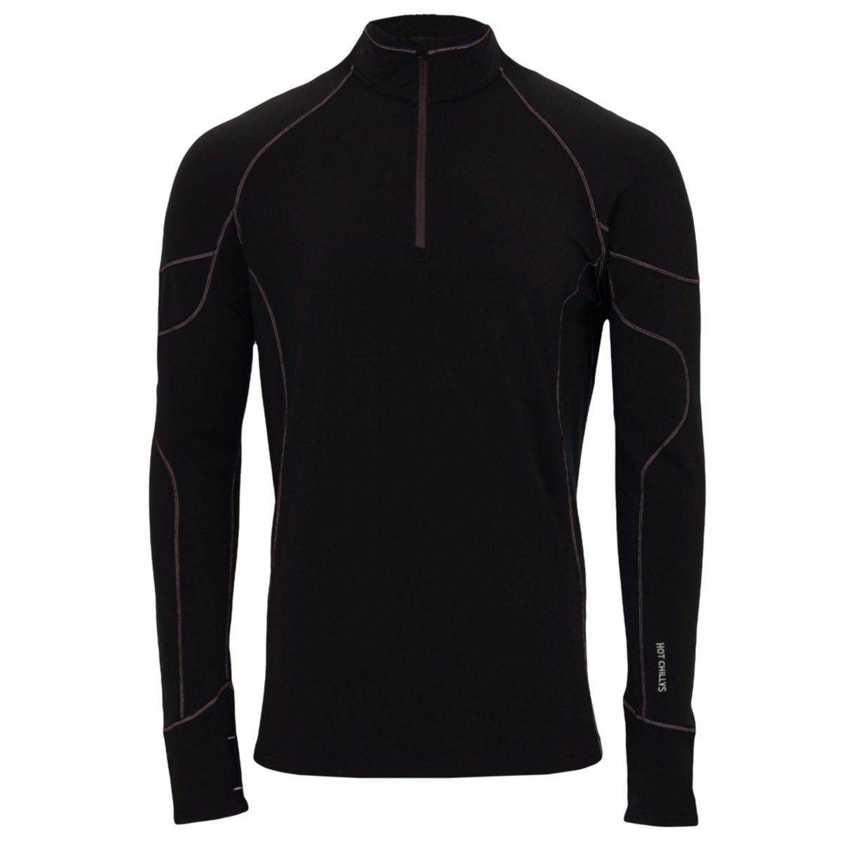 Hot Chillys Men's Micro-Elite Xt Zip-t -grey