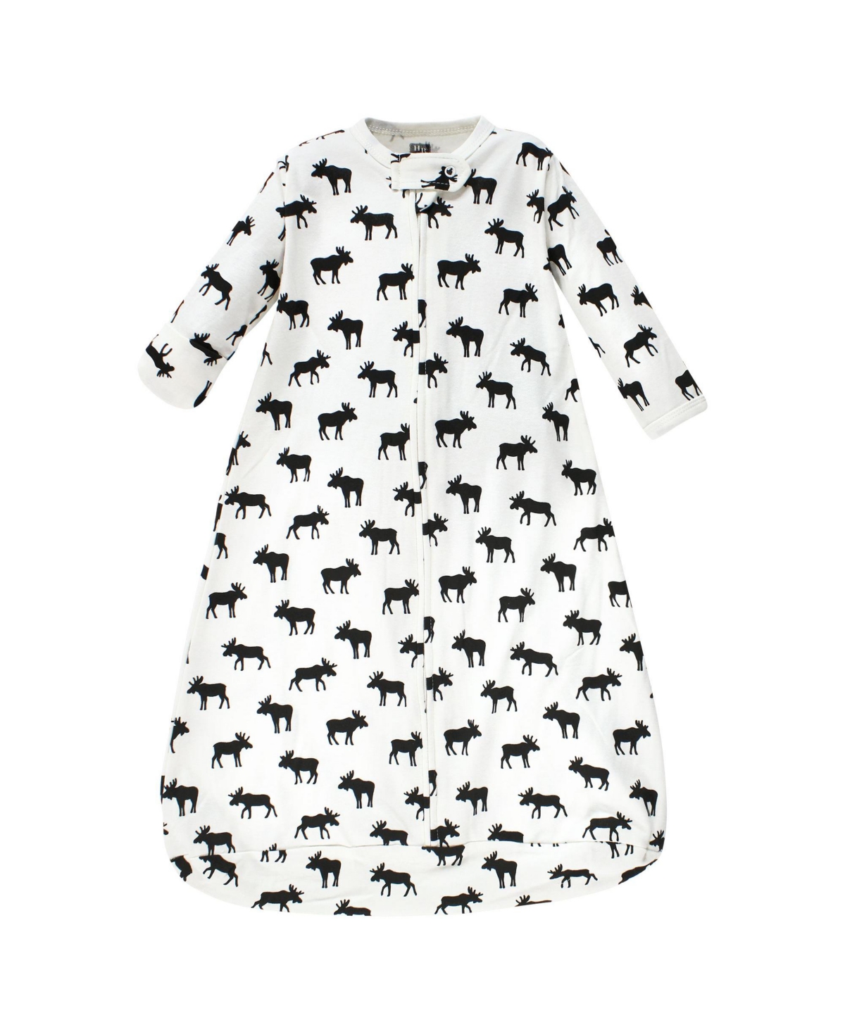 Hudson Baby Baby Boys Cotton Long-Sleeve Wearable Sleeping Bag, Sack, Blanket,- Moose