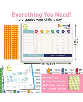 Reward Magnetic Behavior Chore Chart for Kids at Home