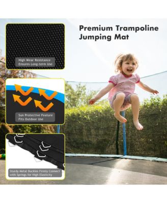 Replacement Trampoline Mat Jumping Mat Fits  Frame w/ V-Hooks