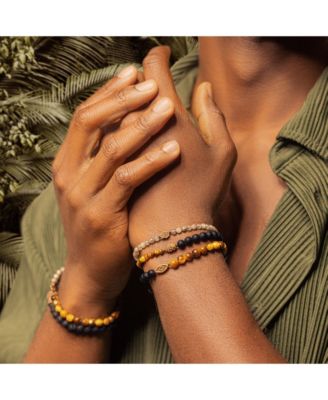 Ultimate Prosperity - Onyx Labradorite Tiger's Eye Triple Protection Wrap