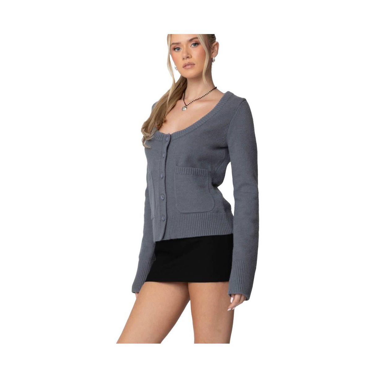 Edikted Women's Daphnee Knit Cardigan