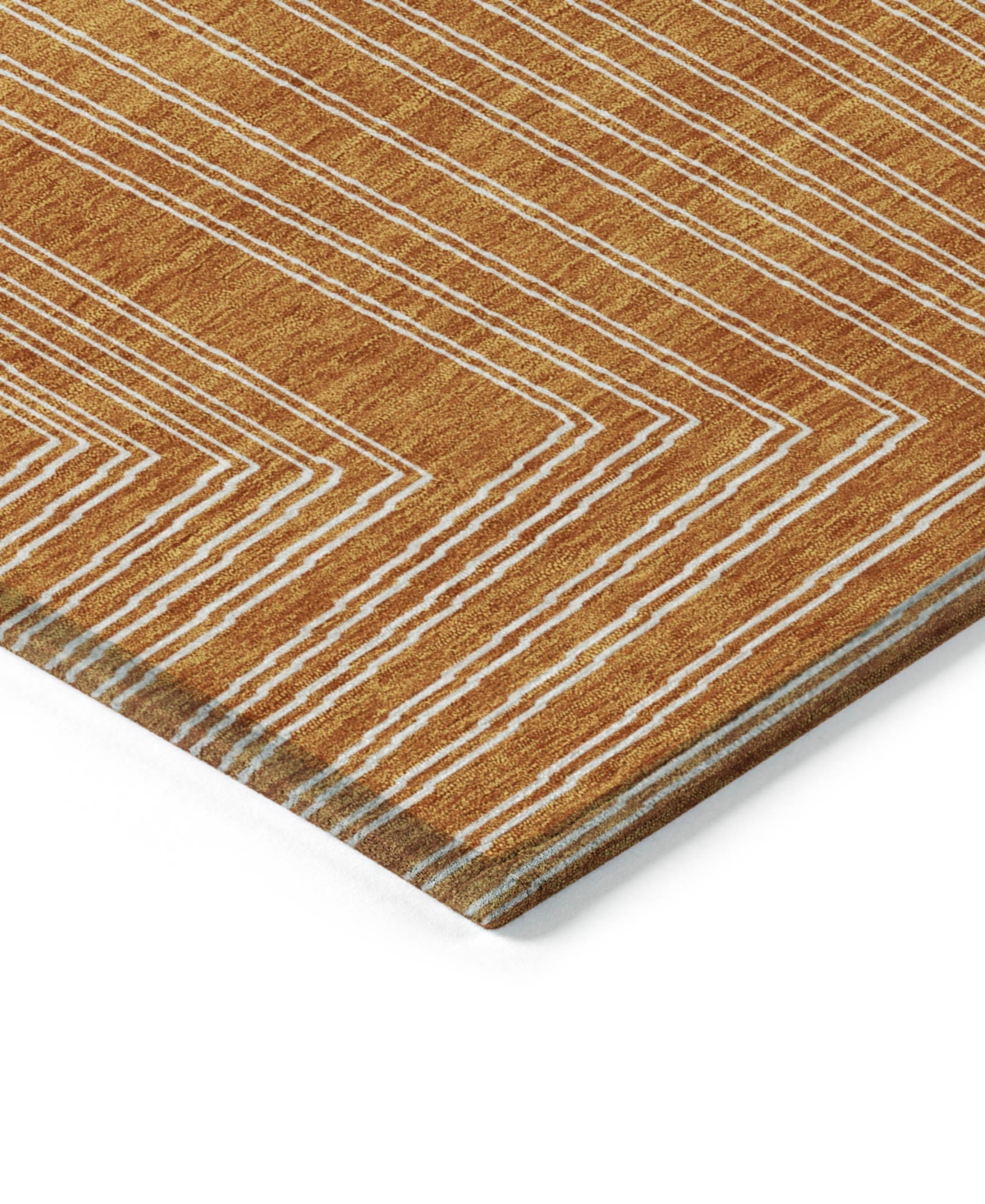 Addison Chantille Machine Washable Acn1045 9'x12' Area Rug In Paprika