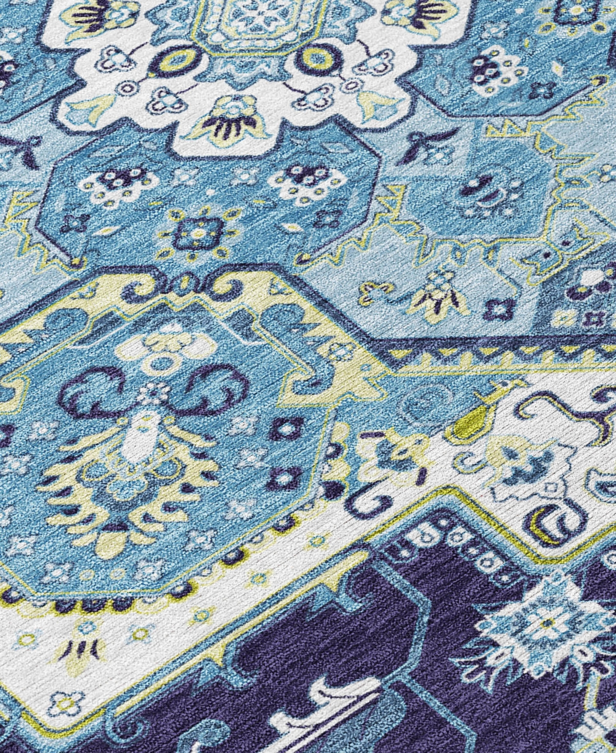 Addison Chantille Machine Washable Acn1036 9'x12' Area Rug In Navy