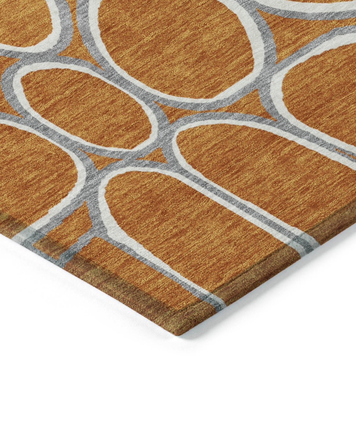 Addison Chantille Machine Washable Acn1041 8'x10' Area Rug In Paprika