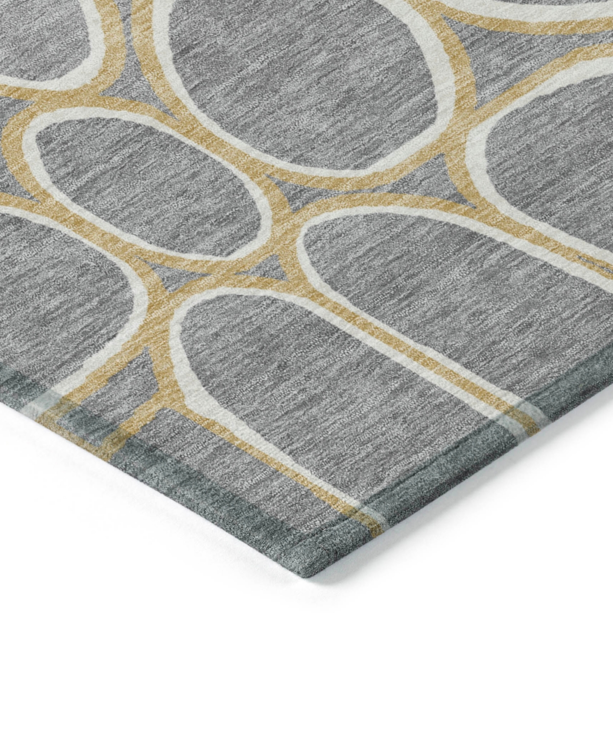 Addison Chantille Machine Washable Acn1041 2'3"x7'6" Runner Area Rug In Gray