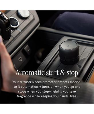 Car Pro - Portable Smart Fragrance Diffusion device - Rechargeable - Auto Start and Stop - Adjustable Intensity - Car Air Freshener