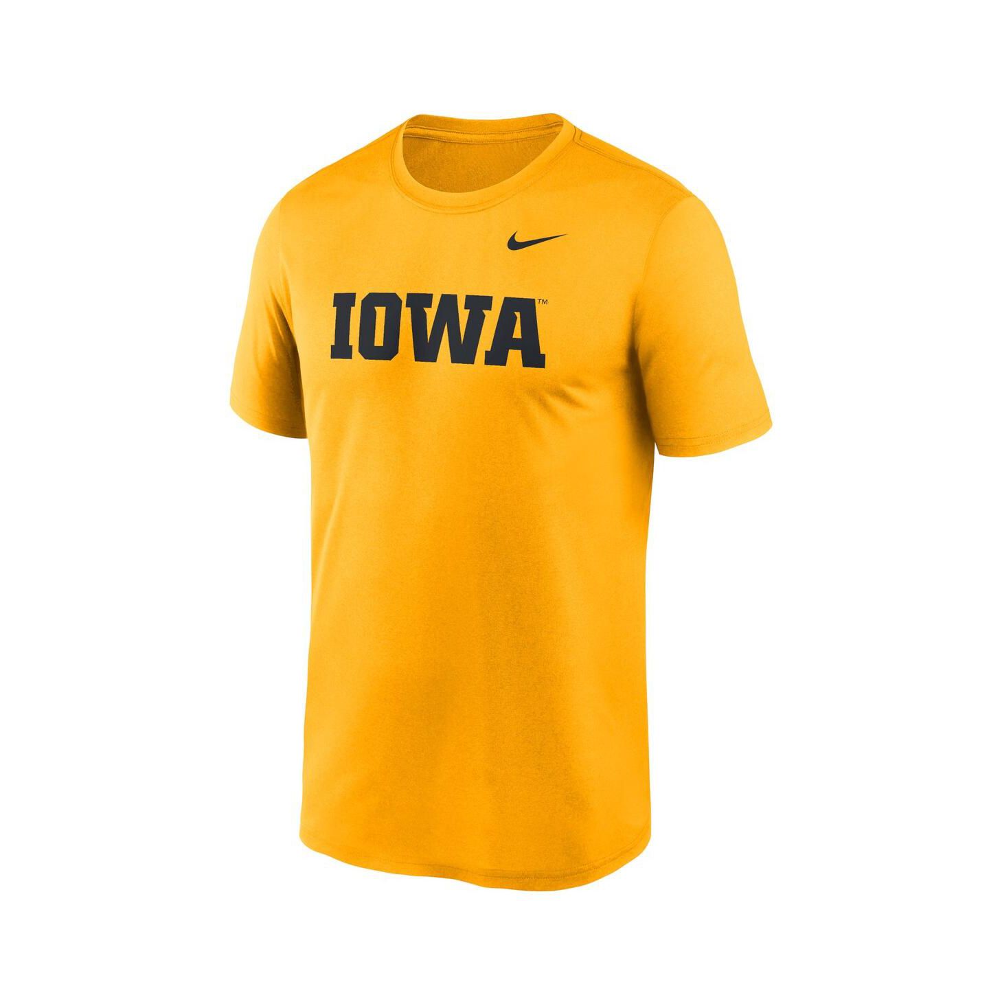Мужская футболка Nike Gold Iowa Hawkeyes Primetime Legend Wordmark — фото 2