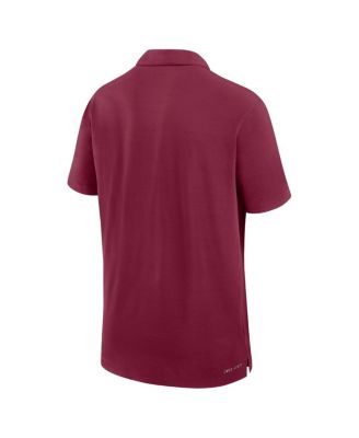 Men's Garnet Florida State Seminoles Sideline Woven Performance Polo