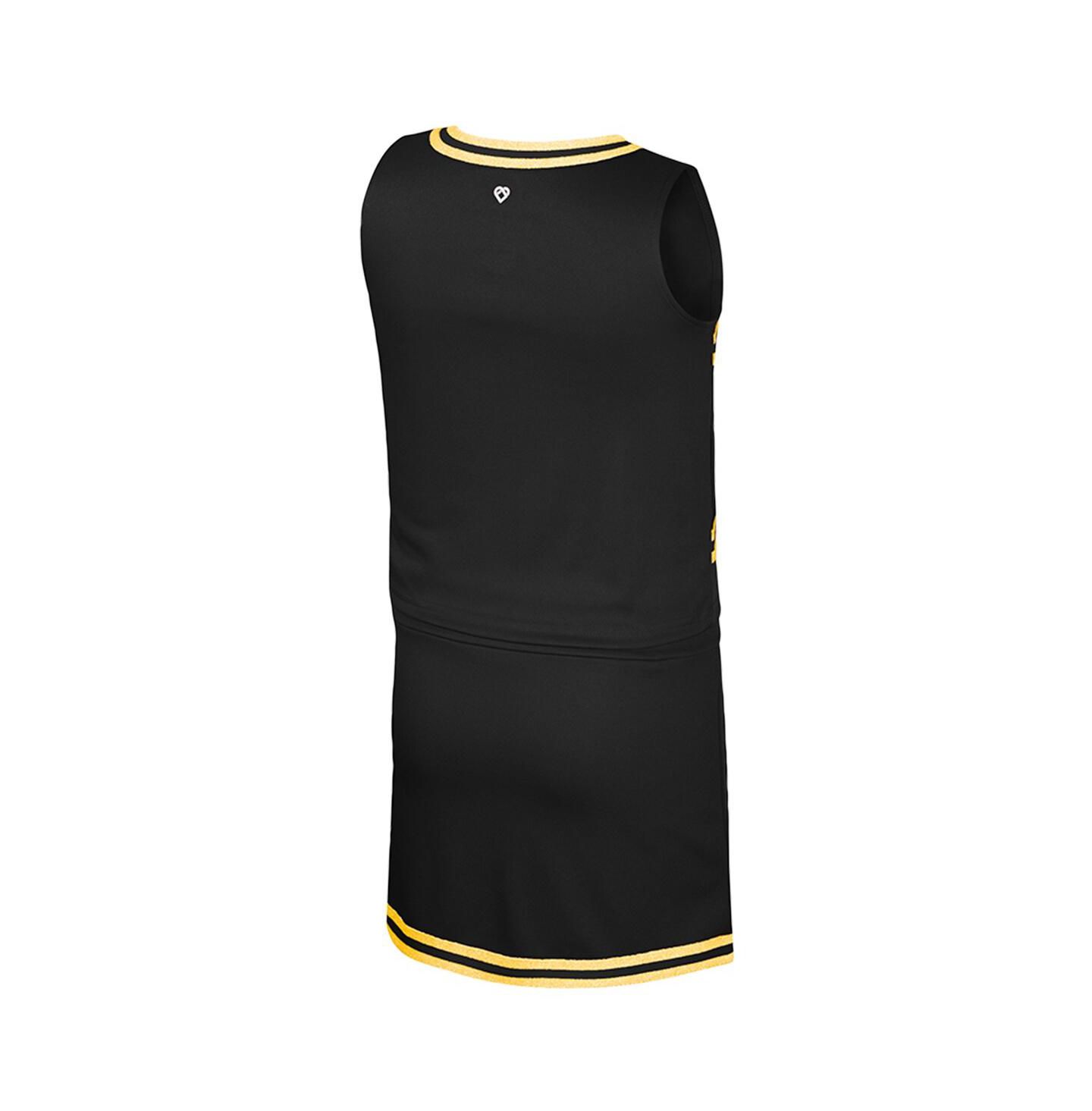 Комплект Colosseum Black Iowa Hawkeyes Cheerleader Top Skirt Set для девочек — фото 3