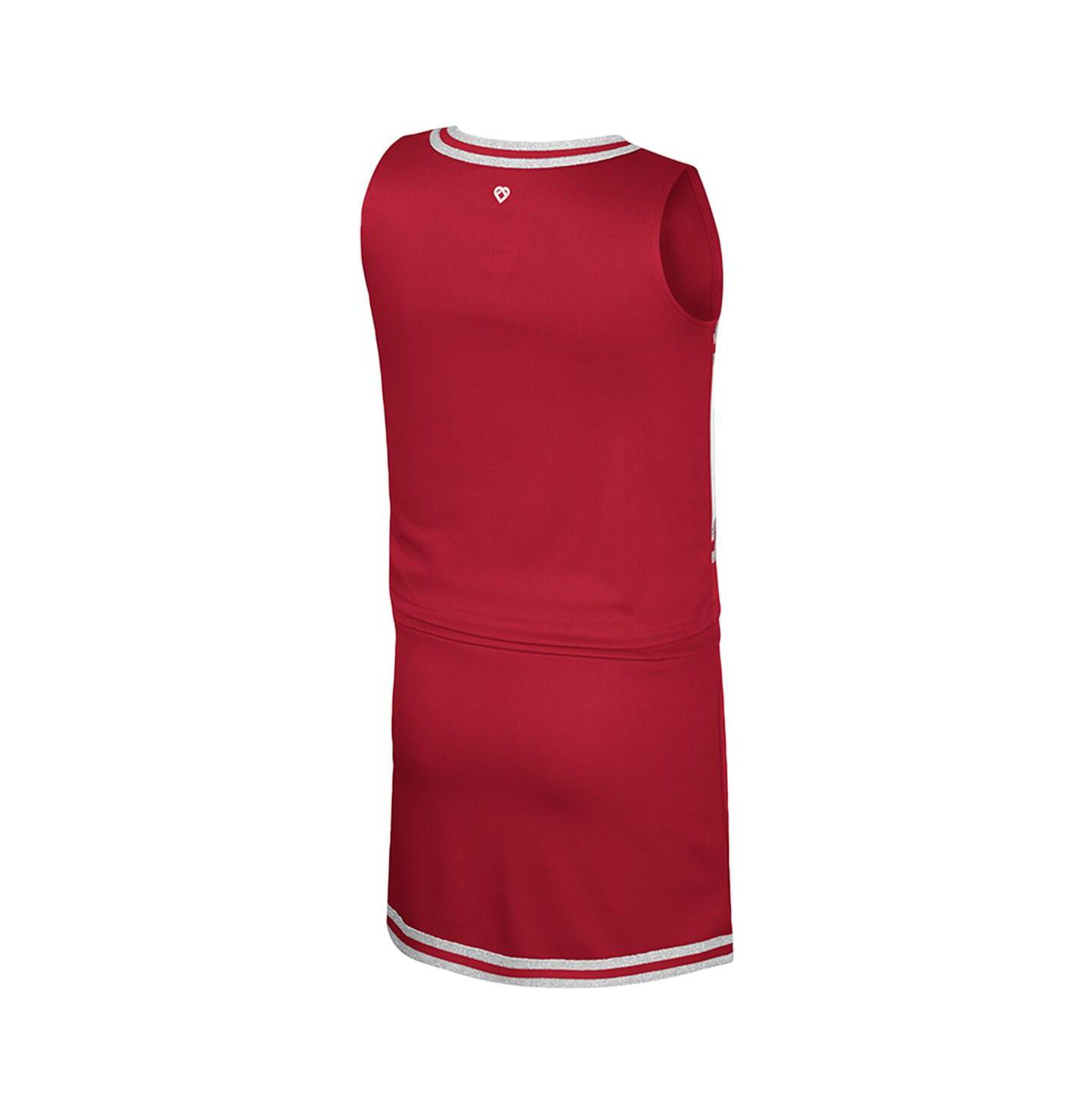 Комплект Colosseum Cardinal Arkansas Razorbacks Cheerleader Top Skirt Set для девочек — фото 2