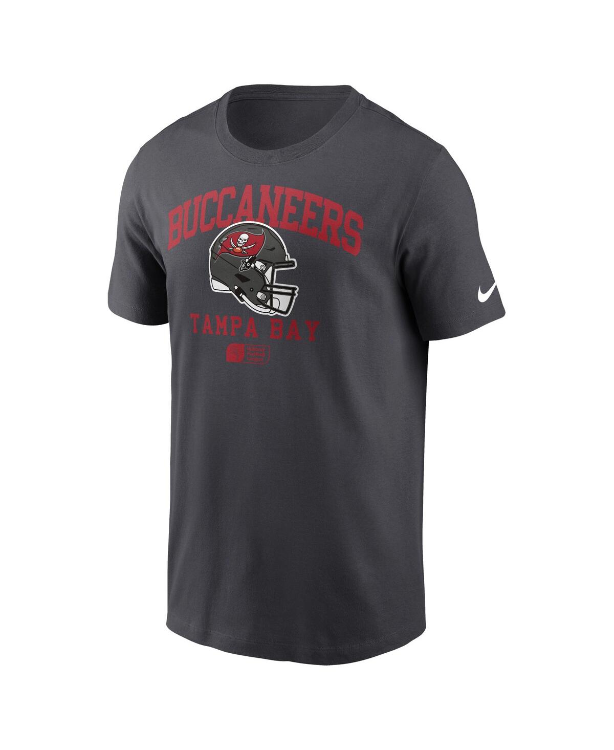 Nike Men'sTampa Bay Buccaneers Helmet Essential T-shirt - Anthracite