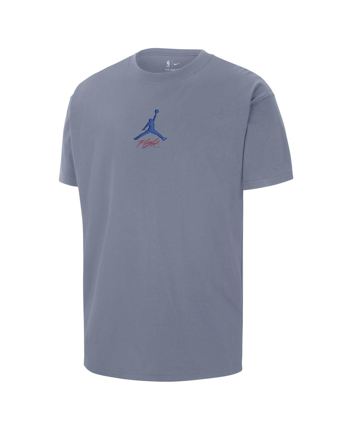 Jordan Men's Golden State Warriors Courtside Statement Edition  Nba T-shirt In Blue
