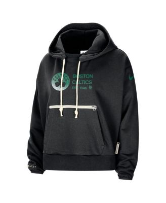 Women's Black Boston Celtics Courtside Standard Issue Performance Pullover Hoodie