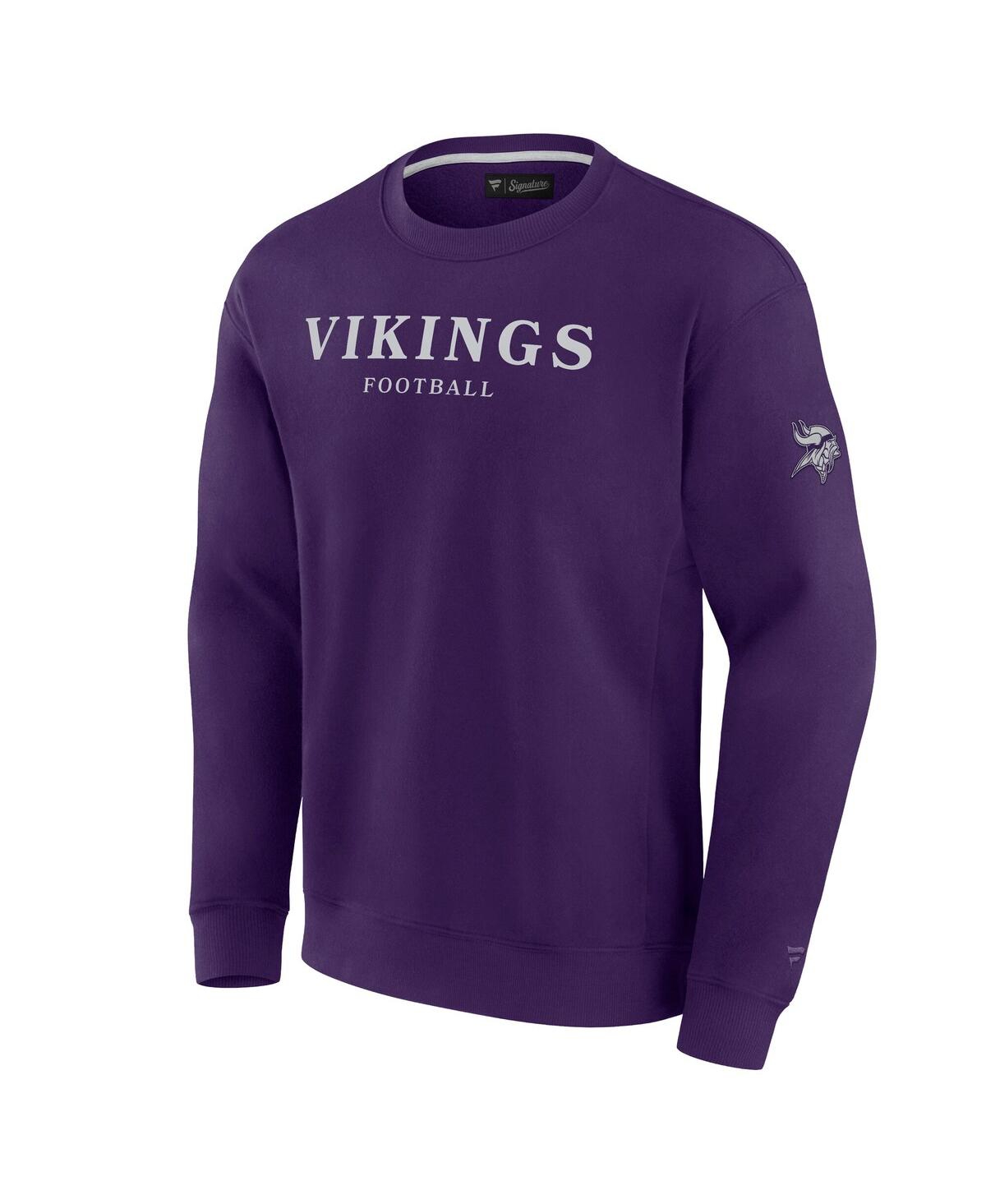 Fanatics Men's and Women'sMinnesota Vikings Elements Unlimited Fleece Pullover Sweatshirt - Purple