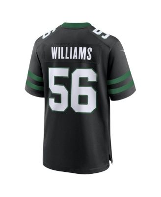 Men's Quincy Williams Legacy Black New York Jets Alternate Game Jersey