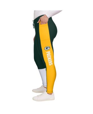 Women's Green Bay Packers Color-block Leggings