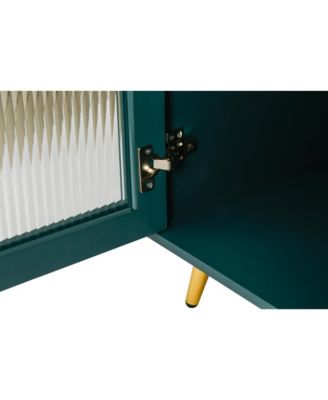 Wood TV Stand for 65"+ TVs Media Console with Storage Cabinet and Adjustable Shelves for Living Room and Bedroom