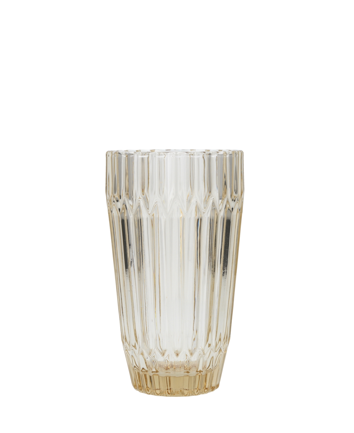 Fortessa Archie Set Of 6 Green Iced Beverage Glasses In Ginger Gold
