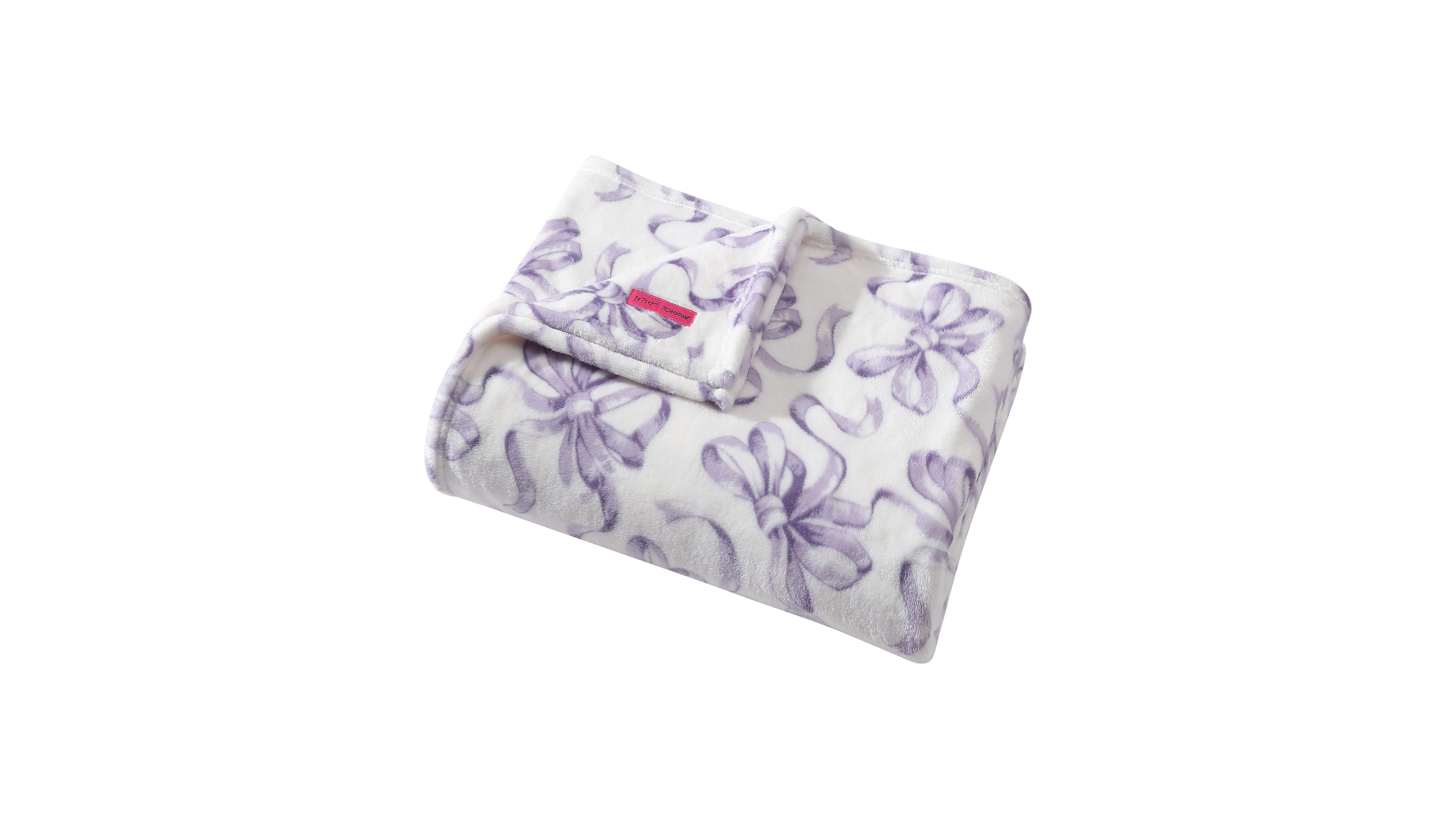 Betsey Johnson Classic Floral Ultra Soft Plush Fleece Blanket, Full/Queen