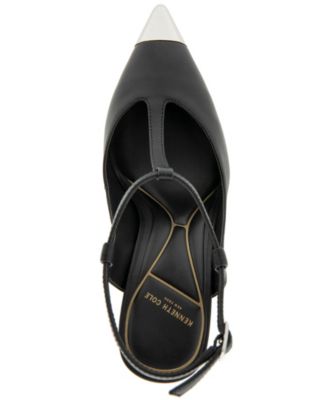 Women's Romi Cap Toe T-Strap Pumps