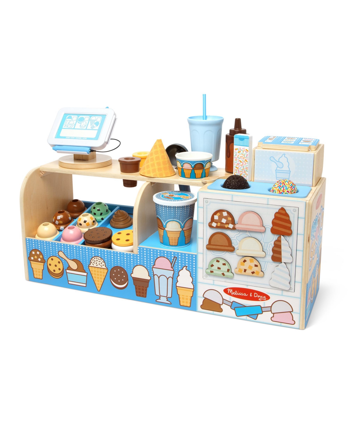 MELISSA & DOUG MELISSA & DOUGCOOL SCOOPS ICE CREAMERY 