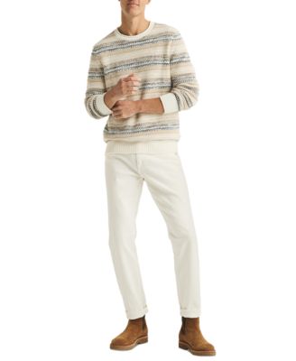 Men's Striped Crewneck Sweater