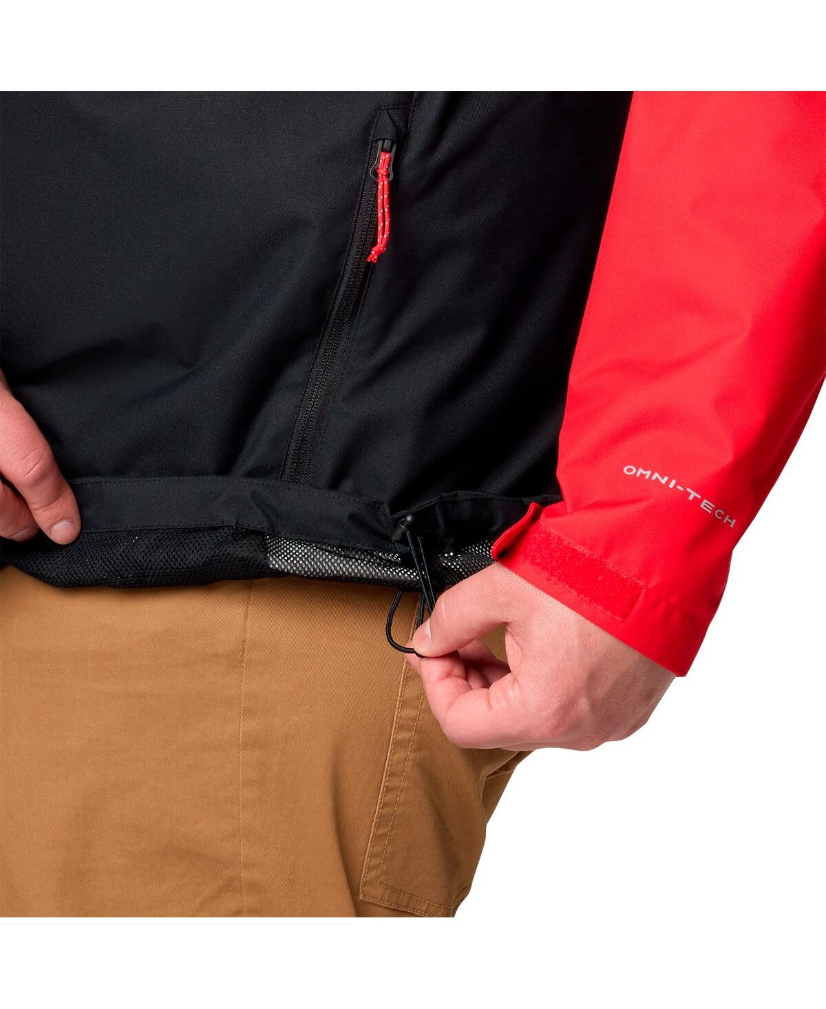 Columbia Men's Red Georgia Bulldogs Big Tall Field Bound Omni-tech Full-zip Jacket In Red