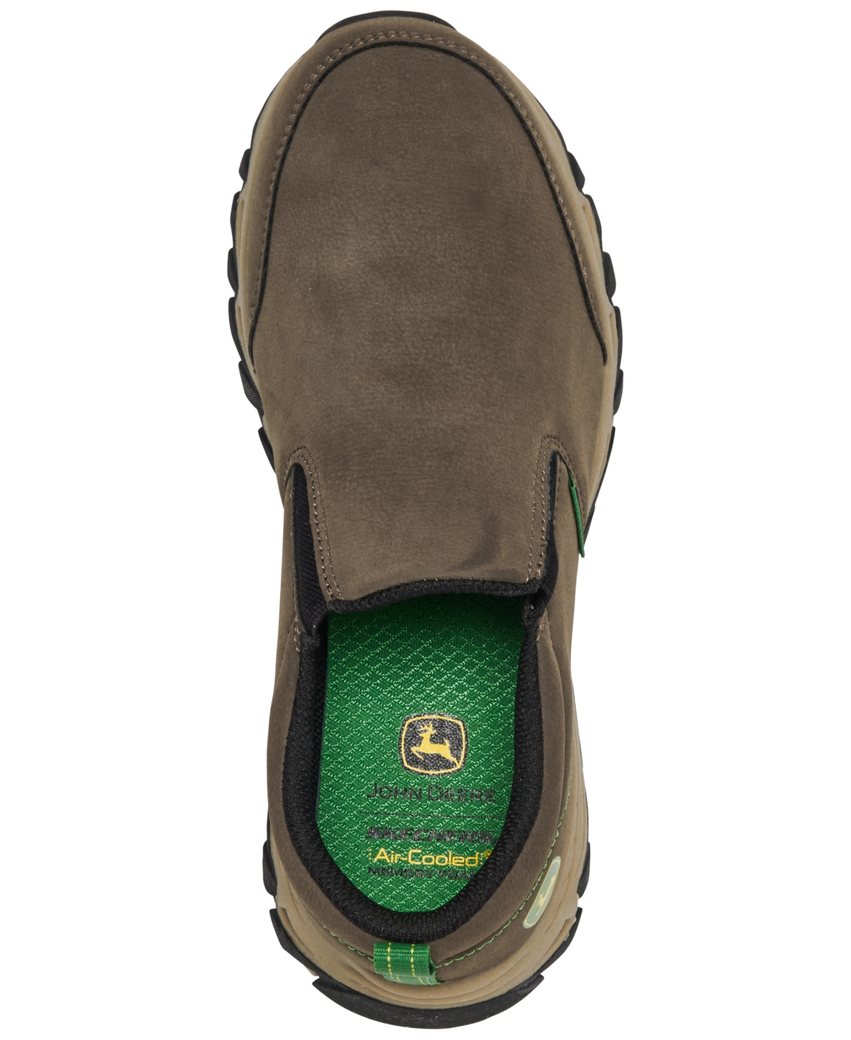 Skechers Little Boys John Deere: Rugged Ranger-tractor-brisk Slip-on Casual Sneakers From Finish Line In Brown