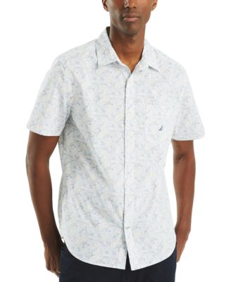 Nautica - Men's Printed Short Sleeve Shirt