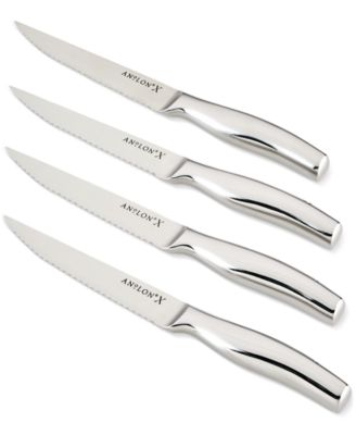 Anolon - X 4-Piece Stainless Steel 5" Steak Knife Set