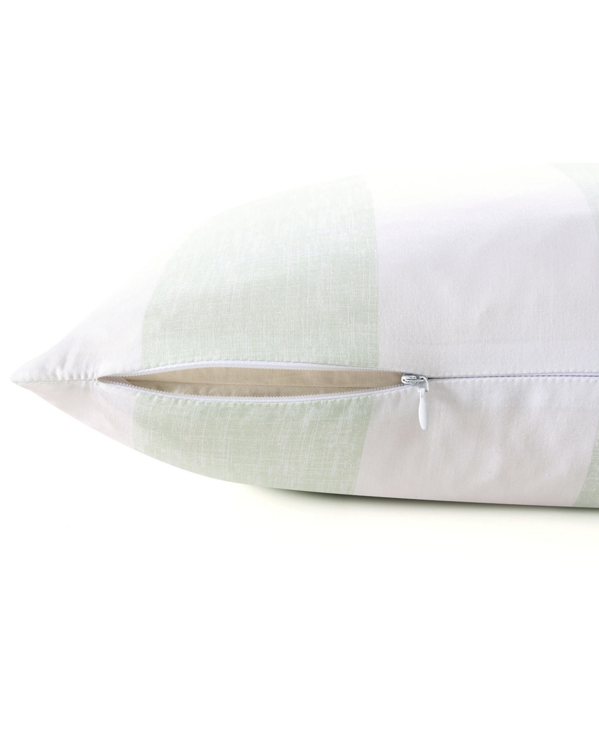 Tommy Bahama Home Closeout!  Awning Stripe Cotton Decorative Pillow, 20" X 20" In Spring Green