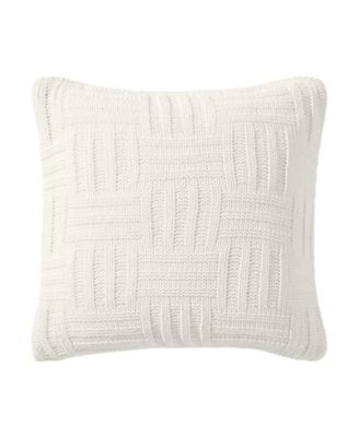 Chain Basket Knit Decorative Pillow, 20" x 20"