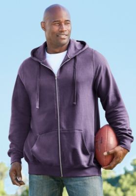 Tall Fleece Zip-Front Hoodie
