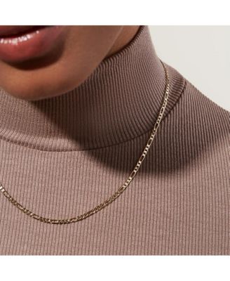 Figaro Chain Necklace - Leo Regular Short