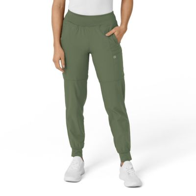 Petite W123 Comfort Waist Cargo Jogger Scrub Pant