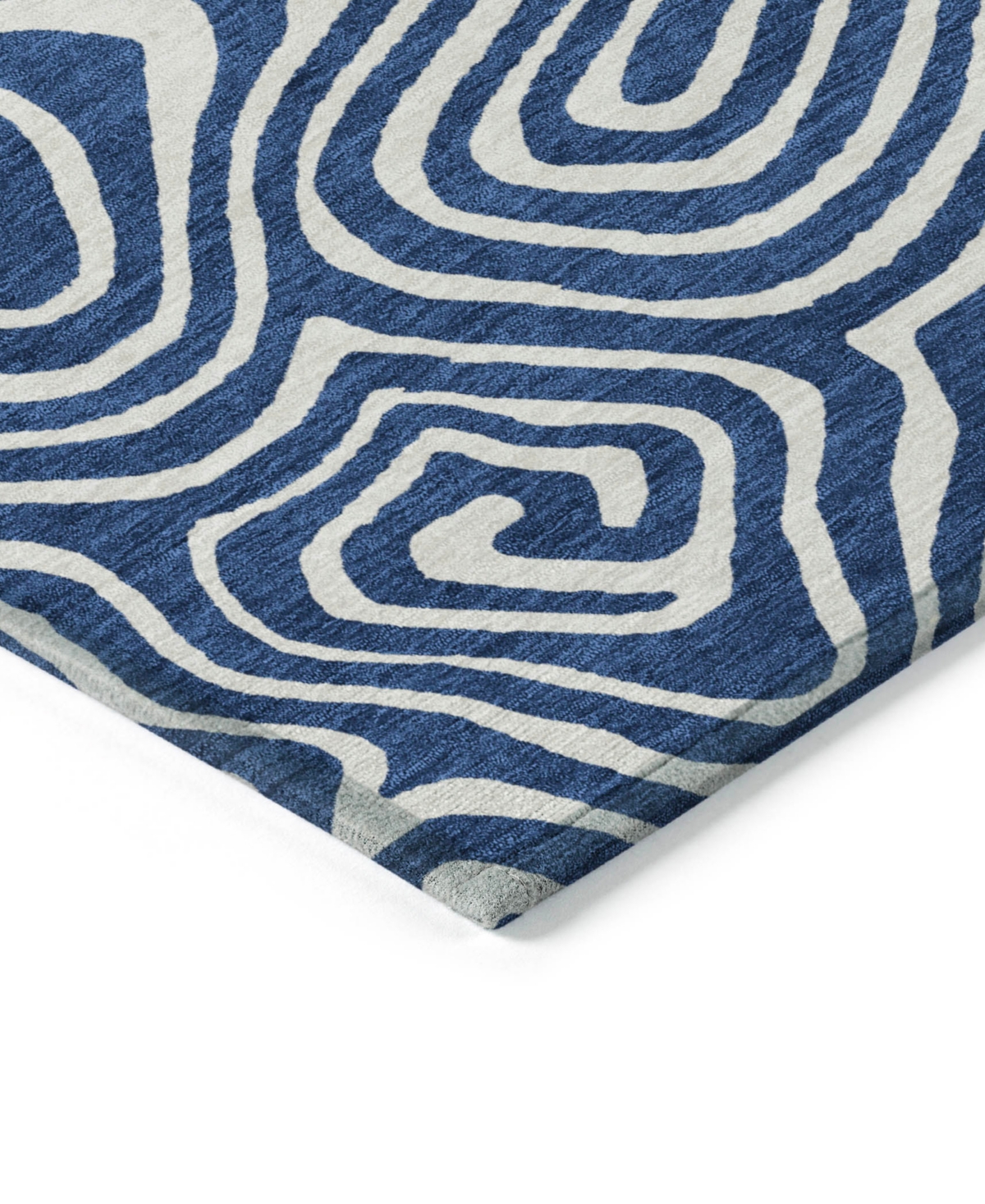 Addison Chantille Machine Washable Acn1020 9'x12' Area Rug In Navy