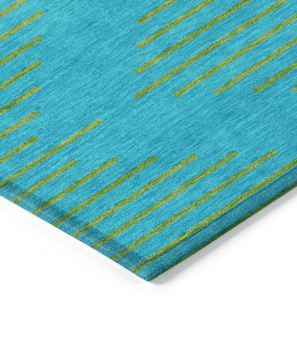 Addison Chantille Machine Washable Acn1017 8'x10' Area Rug In Aqua