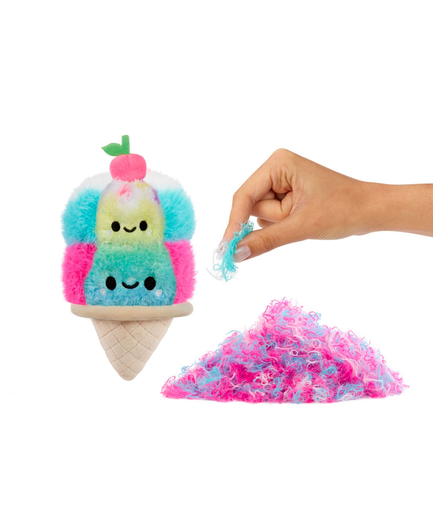 Детская мягкая игрушка Fluffie Stuffiez Small Double Scoop Ice Cream Plush — фото 3