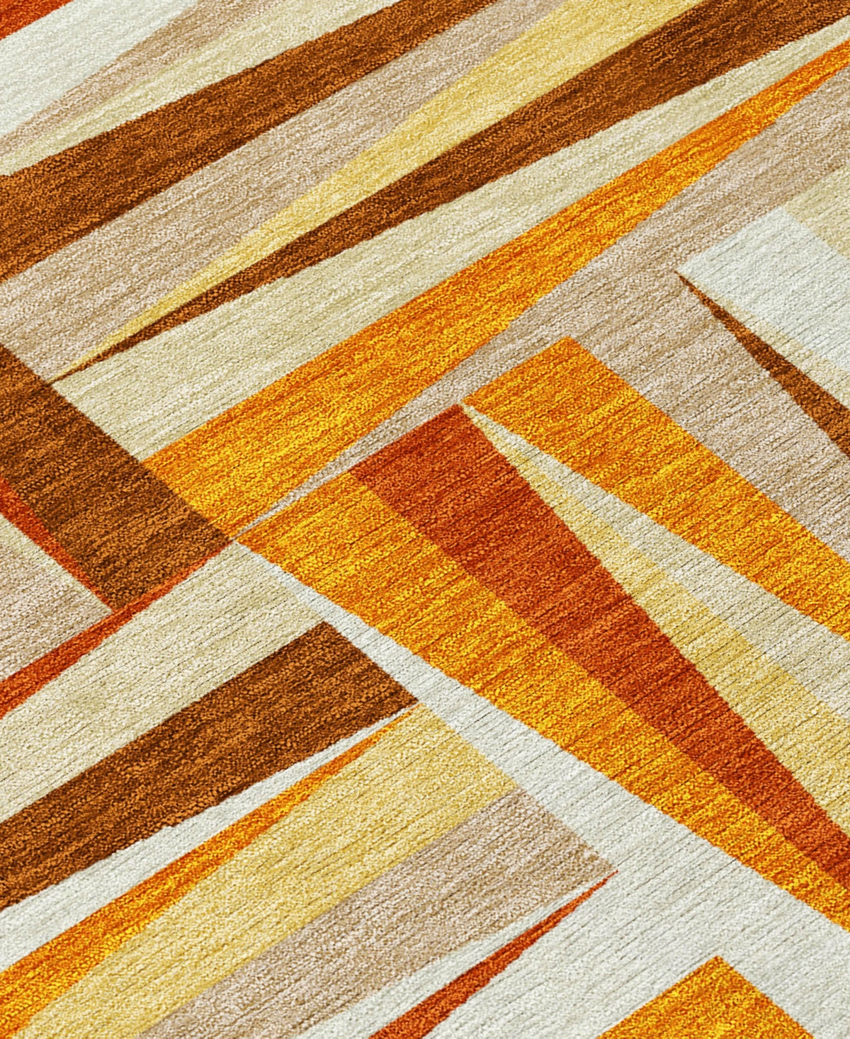 Addison Chantille Machine Washable Acn1012 9'x12' Area Rug In Orange