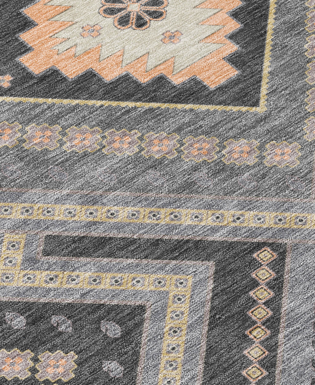Addison Chantille Machine Washable Acn1010 9'x12' Area Rug In Gray
