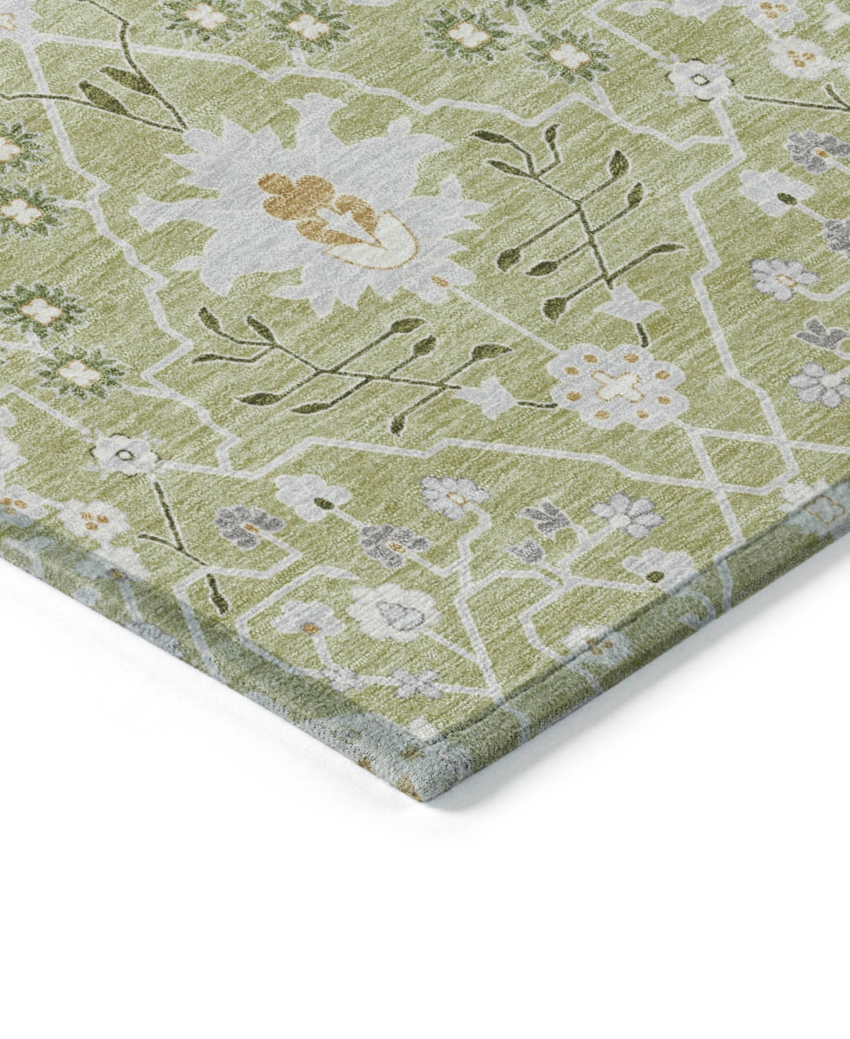 Addison Chantille Machine Washable Acn1009 9'x12' Area Rug In Grass