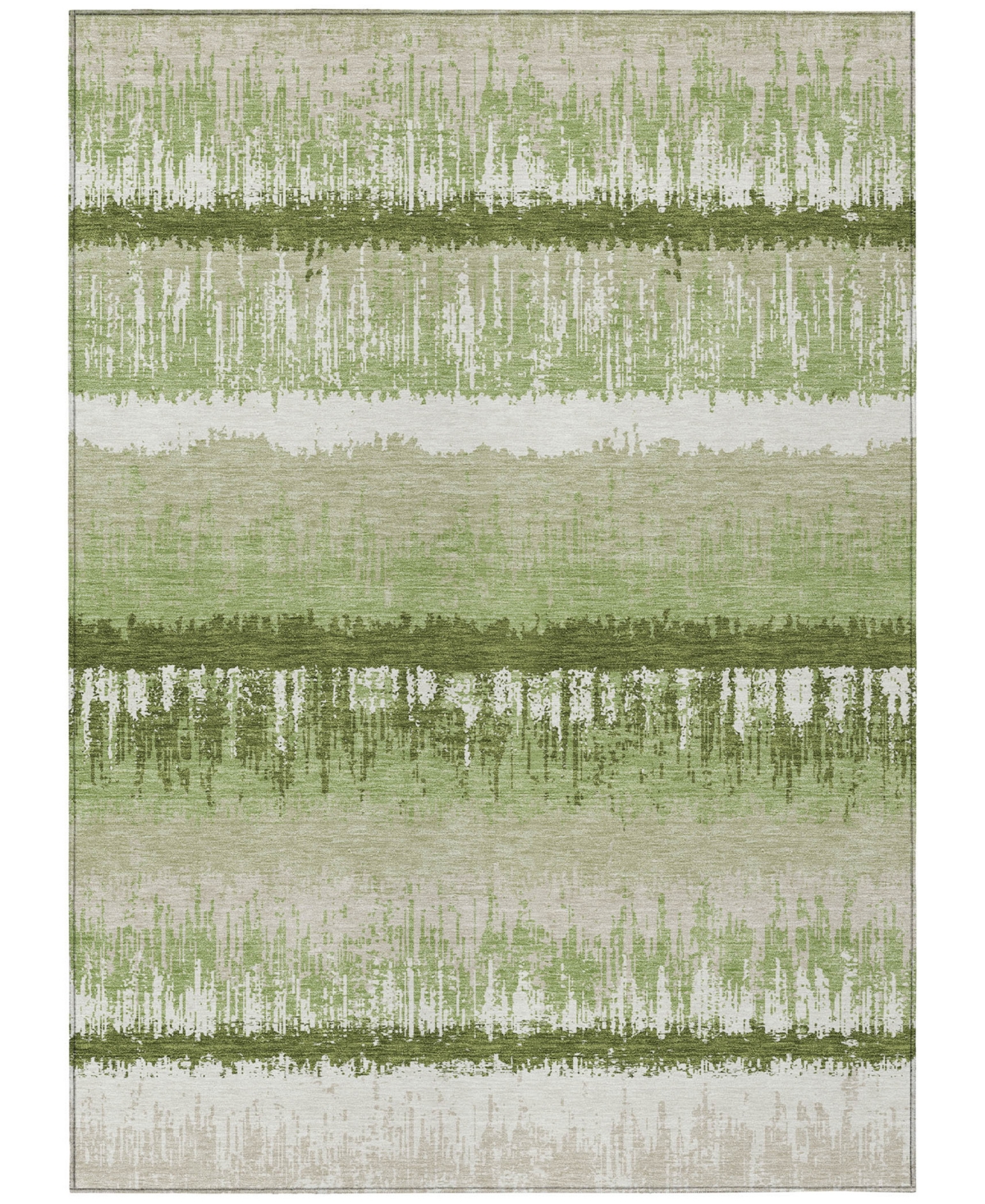 Addison Chantille Machine Washable Acn1013 5'x7'6" Area Rug In Grass