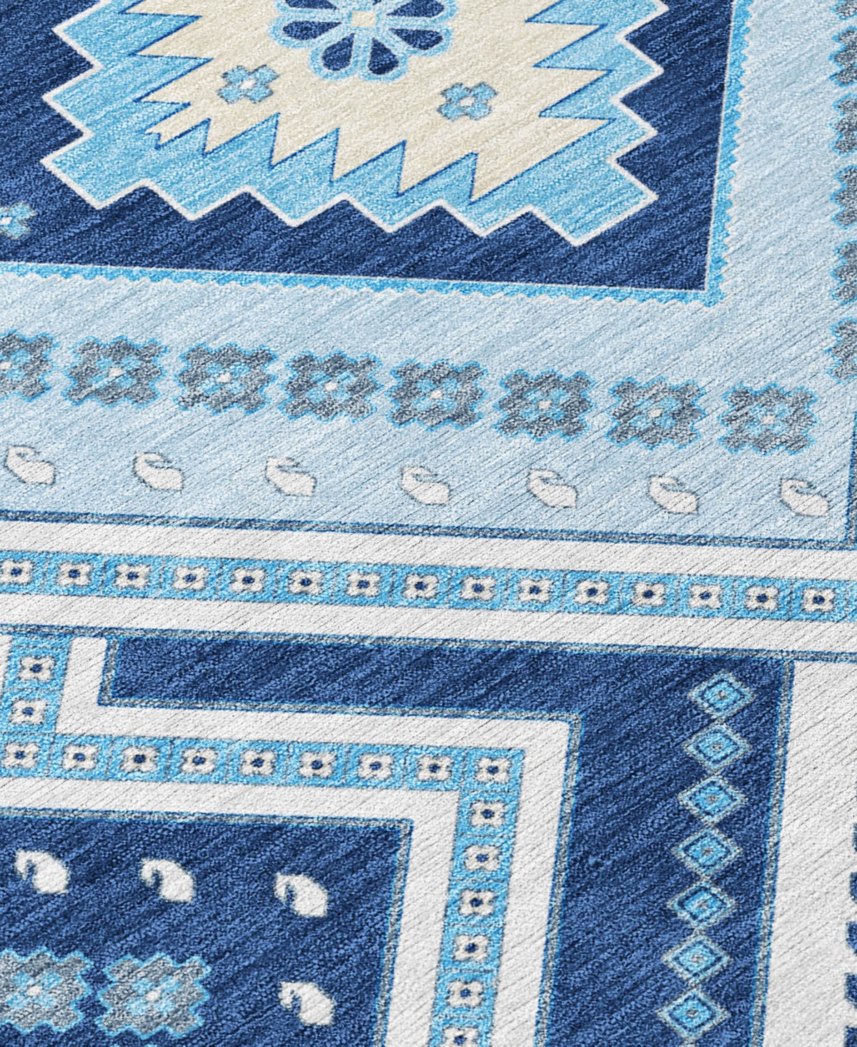 Addison Chantille Machine Washable Acn1010 5'x7'6" Area Rug In Navy