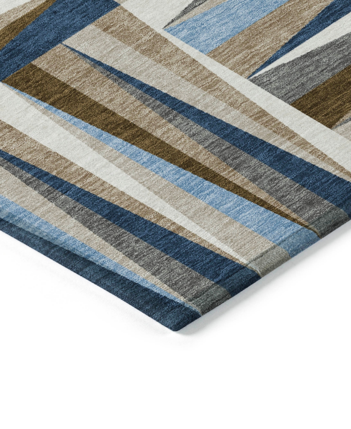 Addison Chantille Machine Washable Acn1012 3'x5' Area Rug In Navy