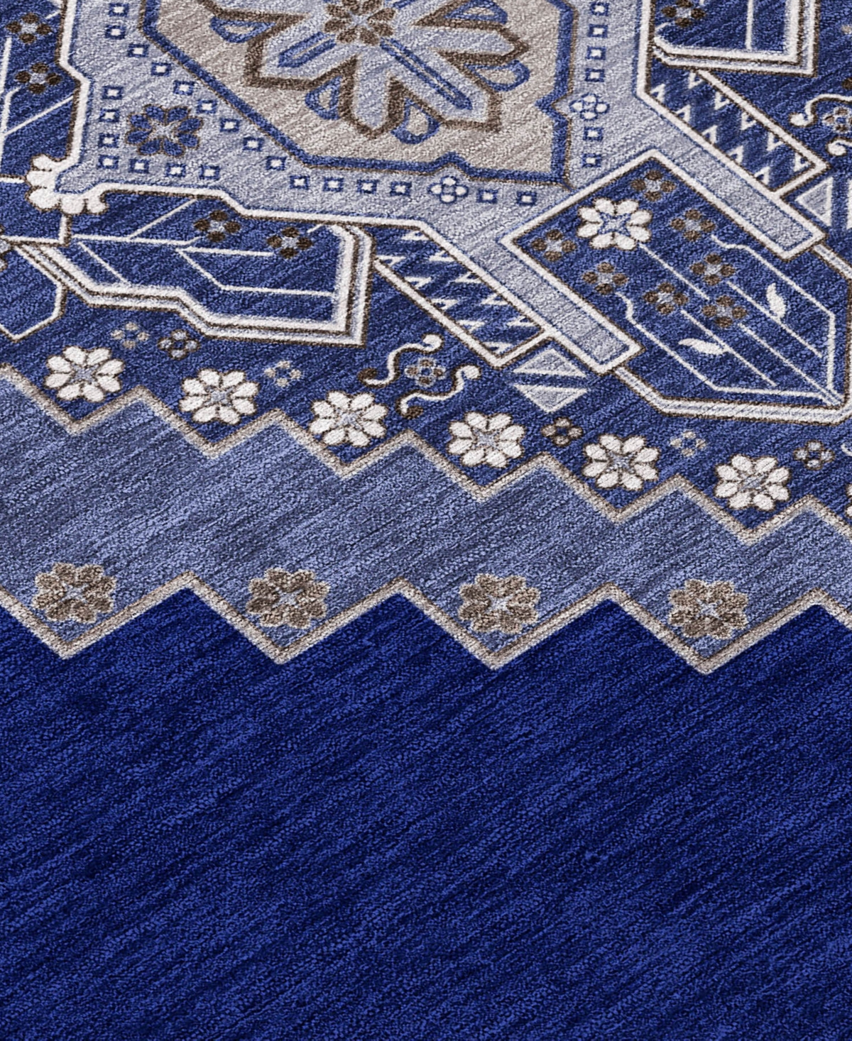 Addison Chantille Machine Washable Acn1014 2'6"x3'10" Area Rug In Navy
