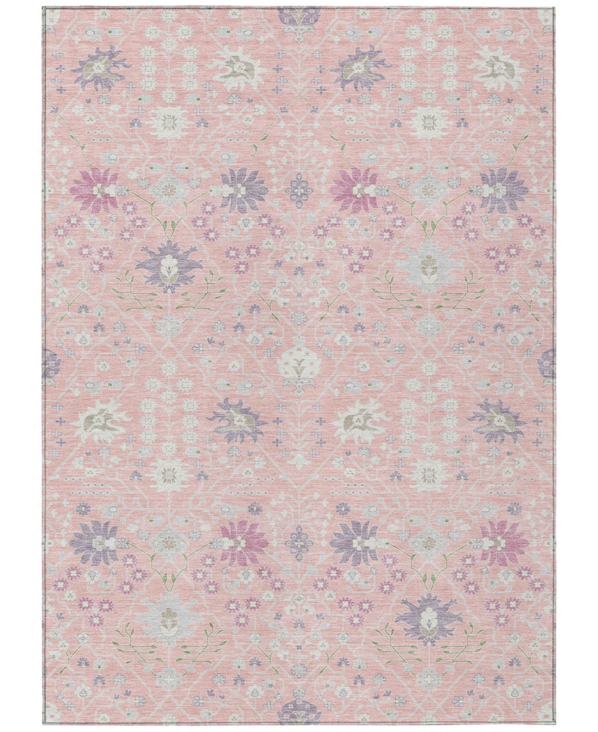 Addison Chantille Machine Washable Acn1009 2'6"x3'10" Area Rug In Pink