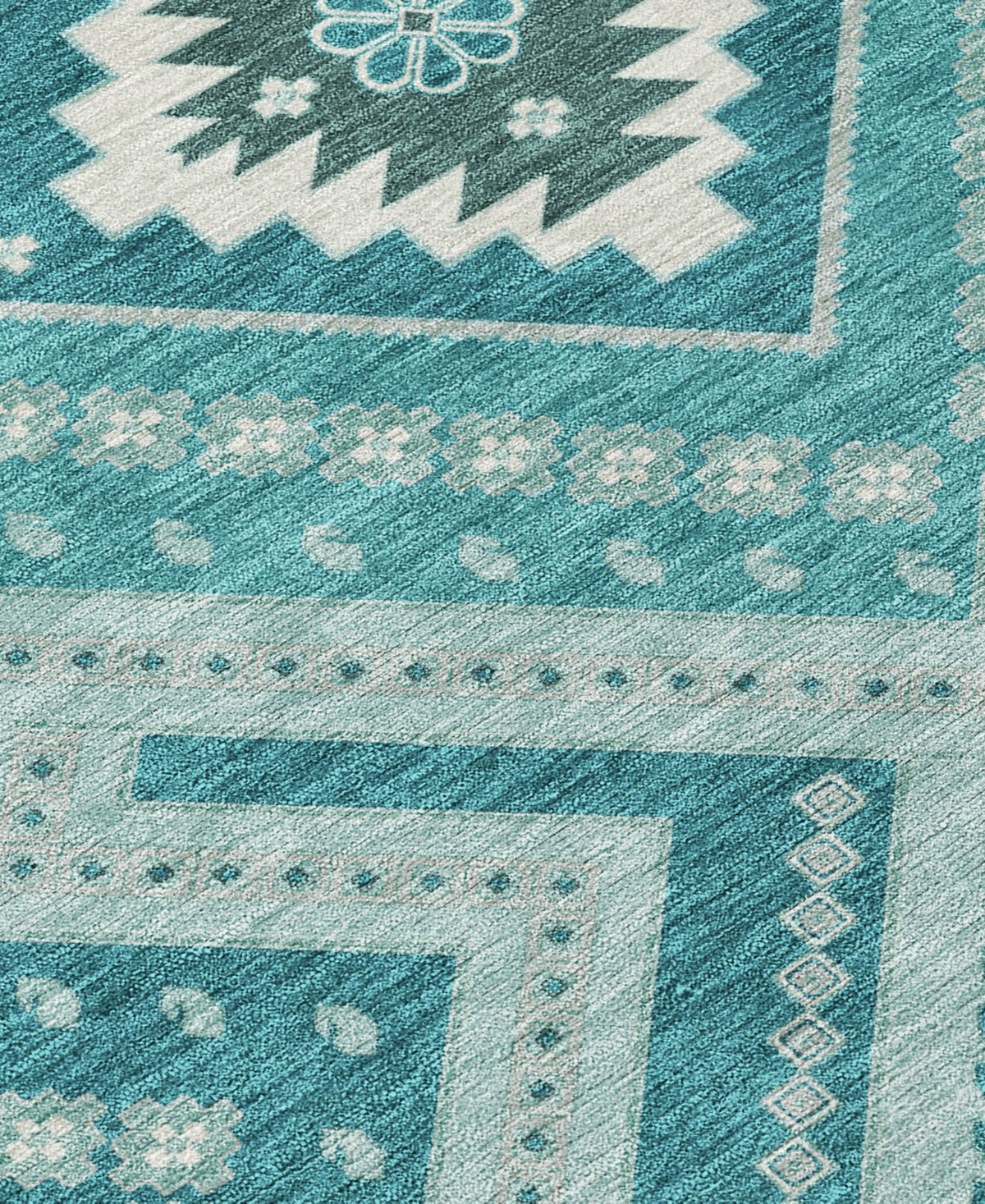 Addison Chantille Machine Washable Acn1010 2'6"x3'10" Area Rug In Teal