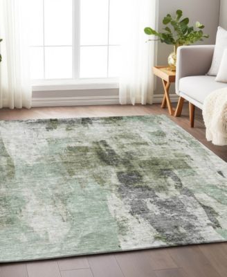 Addison Chantille Machine Washable Acn1076 Rug Collection In Mint